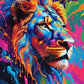 Diamond Painting - Lion Crinière de Peinture (60cm x 90cm)