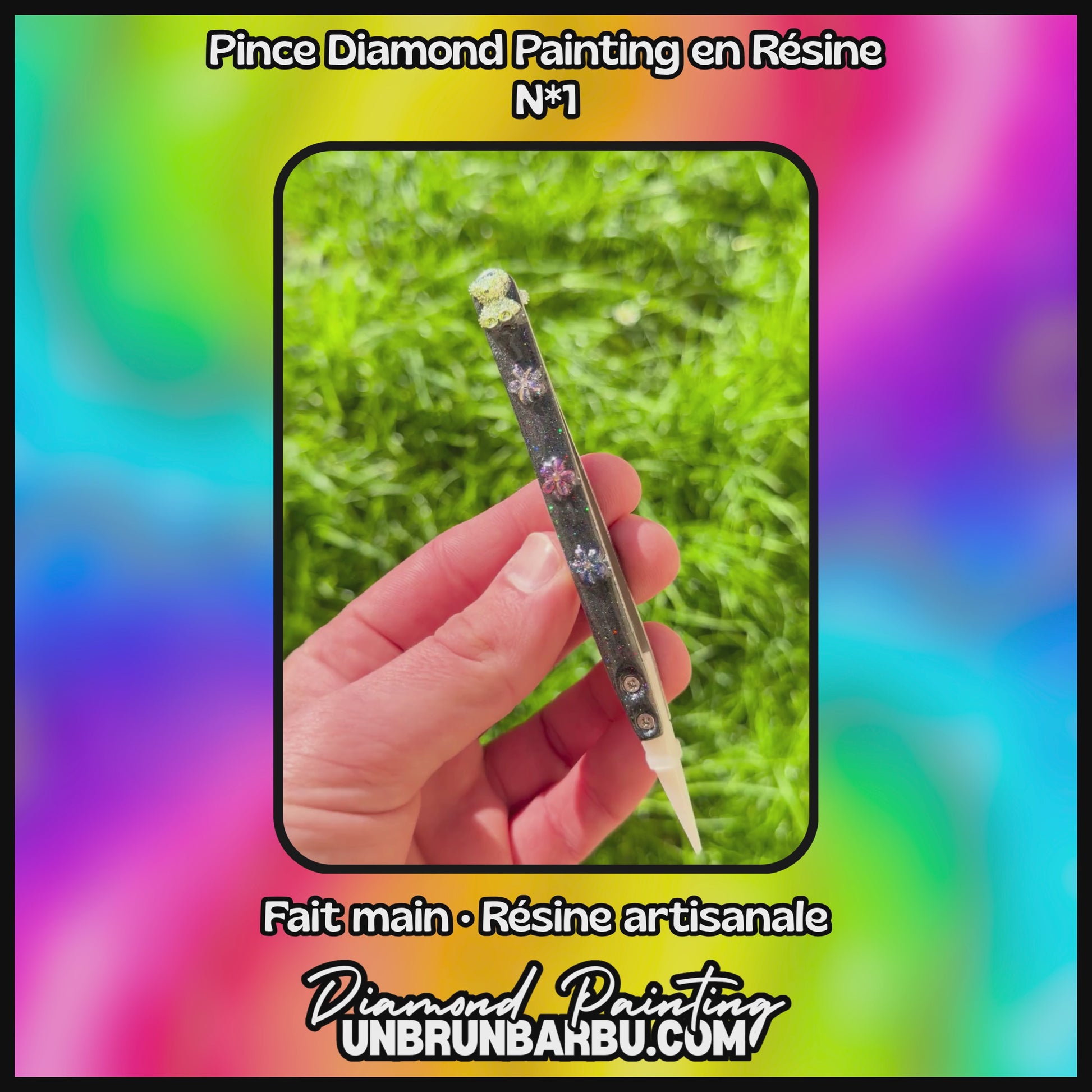 pince-diamond-painting-artisanale-n1-ourson-vert-video