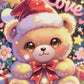 Diamond Painting - Noël Magique de l'Ourson Tendre (60cm x 90cm)