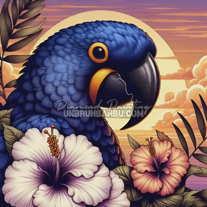 Diamond Painting - Ara Joyau de la Vallée (80cm x 80cm)