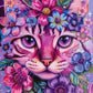 Diamond Painting – Chat Cœur de Pétunia (60cm x 90cm)