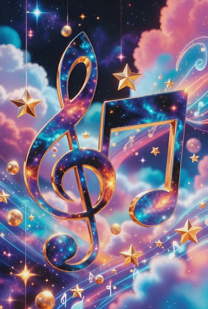 Diamond Painting - Musique Clé des Rêves (60cm x 90cm)