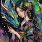 Diamond Painting - Déesse & Dragon Prismatique (80cm x 120cm)