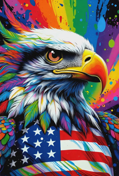 Diamond Painting - Aigle Horizon Indomptable (50cm x 75cm)