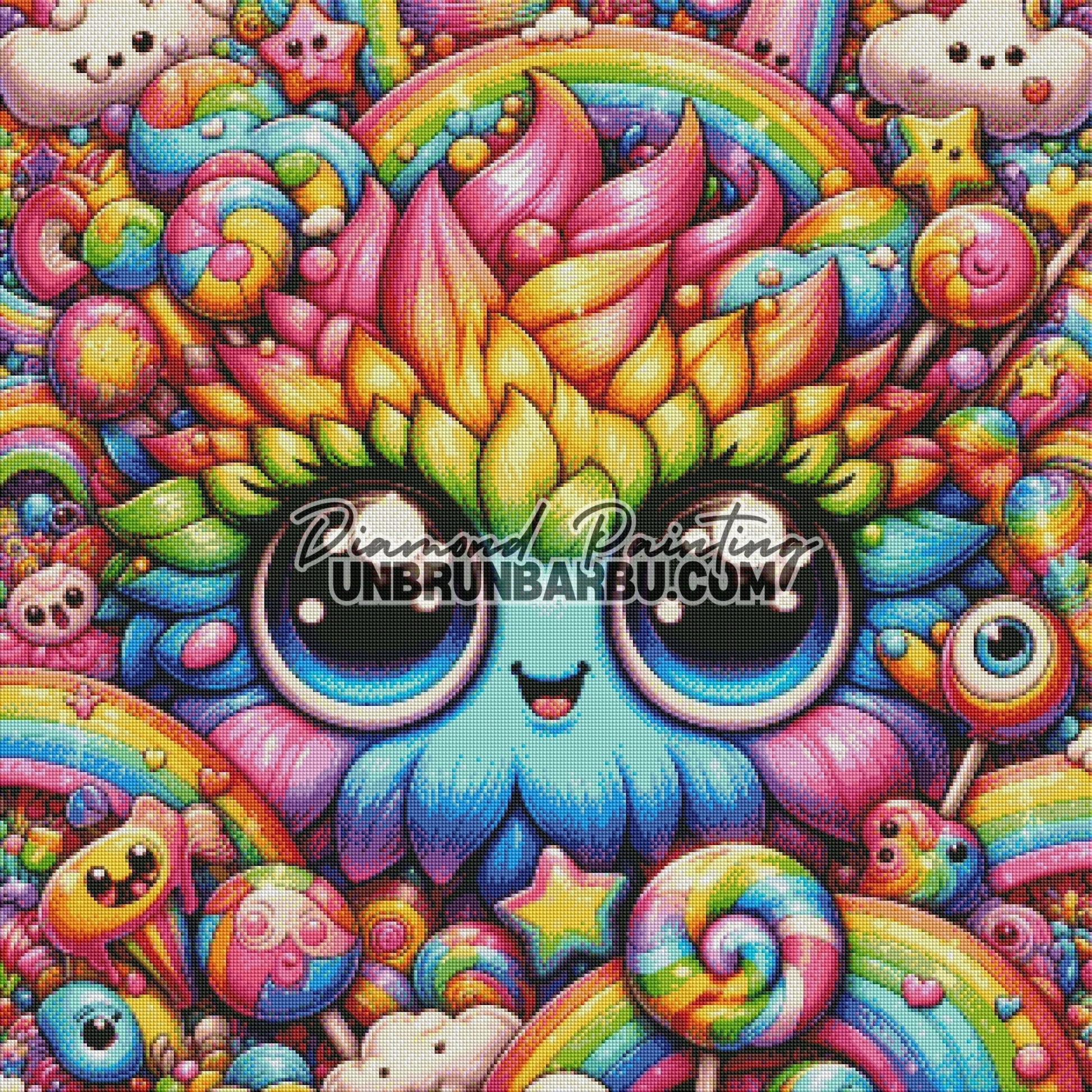 Protecteur des Bonbons Rainbow (80cm x 80cm) - UnBrunBarbu