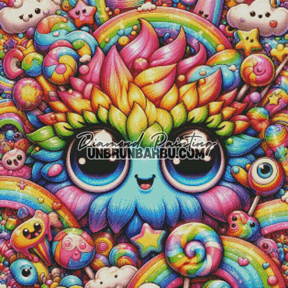 Protecteur des Bonbons Rainbow (80cm x 80cm) - UnBrunBarbu