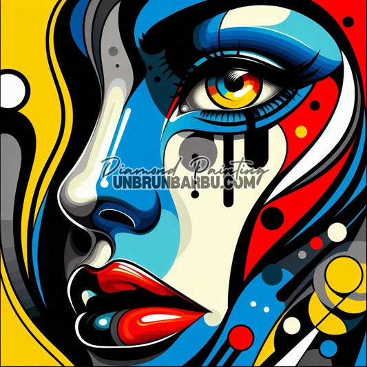 Reflets d'une Âme Éclatante (60cm x 60cm) - UnBrunBarbu