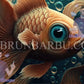 Regard Aquatique. (90cm x 60cm) - UnBrunBarbu