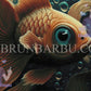Regard Aquatique. (90cm x 60cm) - UnBrunBarbu