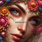 Regard Fleuri de l’Éternité (80cm x 80cm) - UnBrunBarbu