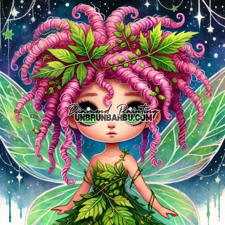 Secret de Nyméria (100cm x 100cm) - UnBrunBarbu