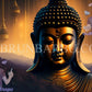 Sérénité du Bouddha. (90cm x 60cm) - UnBrunBarbu