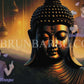 Sérénité du Bouddha. (90cm x 60cm) - UnBrunBarbu