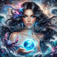 Signes Astrologiques - Cancer (120cm x 120cm) - UnBrunBarbu