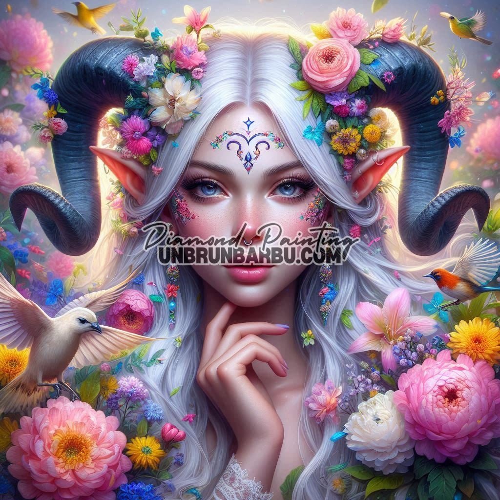 Signes Astrologiques - Capricorne (120cm x 120cm) - UnBrunBarbu