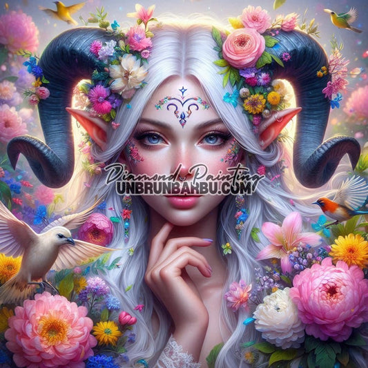 Signes Astrologiques - Capricorne (120cm x 120cm) - UnBrunBarbu