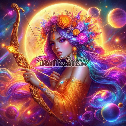Signes Astrologiques - Sagittaire (120cm x 120cm) - UnBrunBarbu