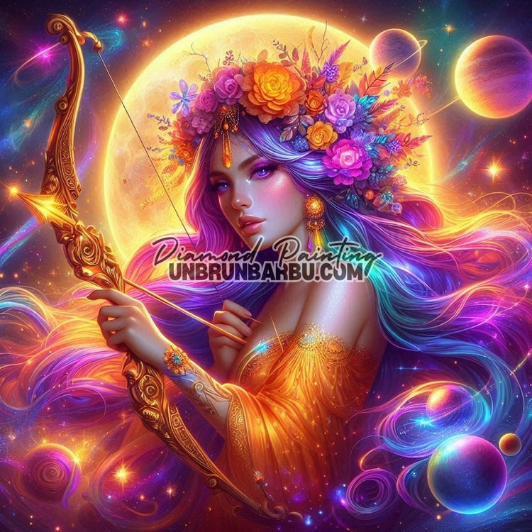 Signes Astrologiques - Sagittaire (120cm x 120cm) - UnBrunBarbu