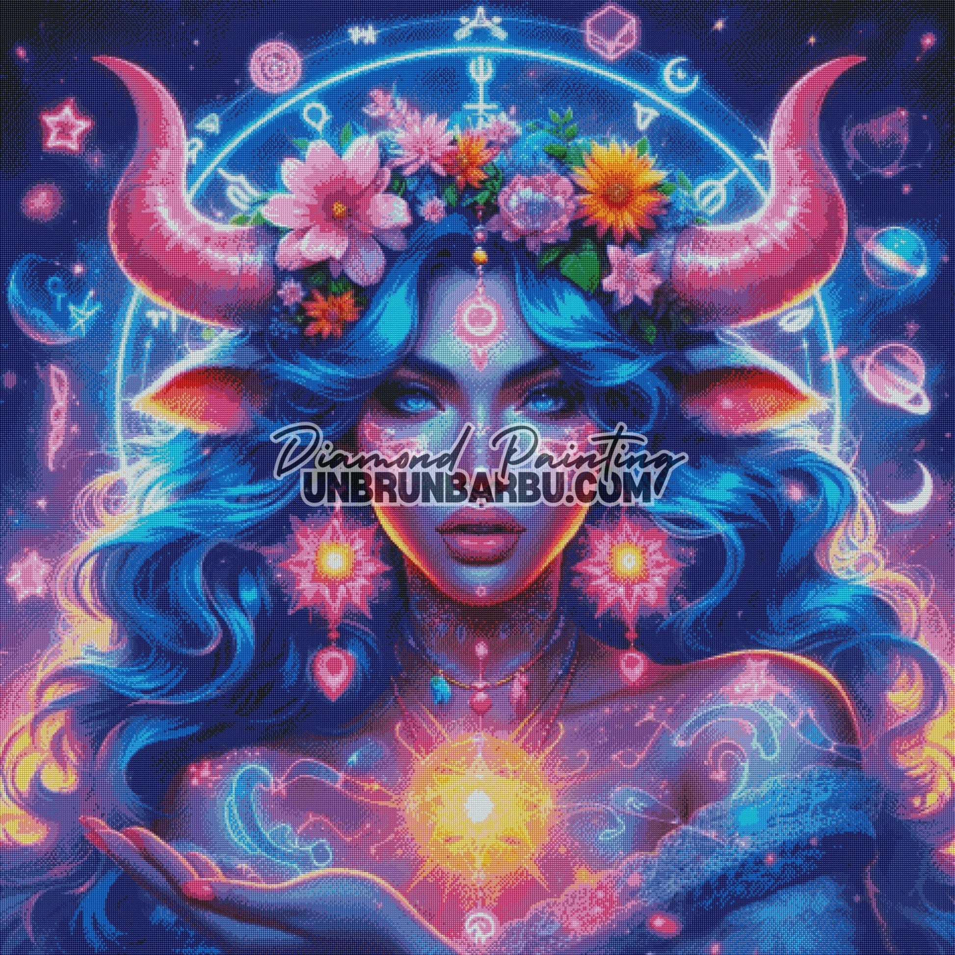 Signes Astrologiques - Taureau (120cm x 120cm) - UnBrunBarbu