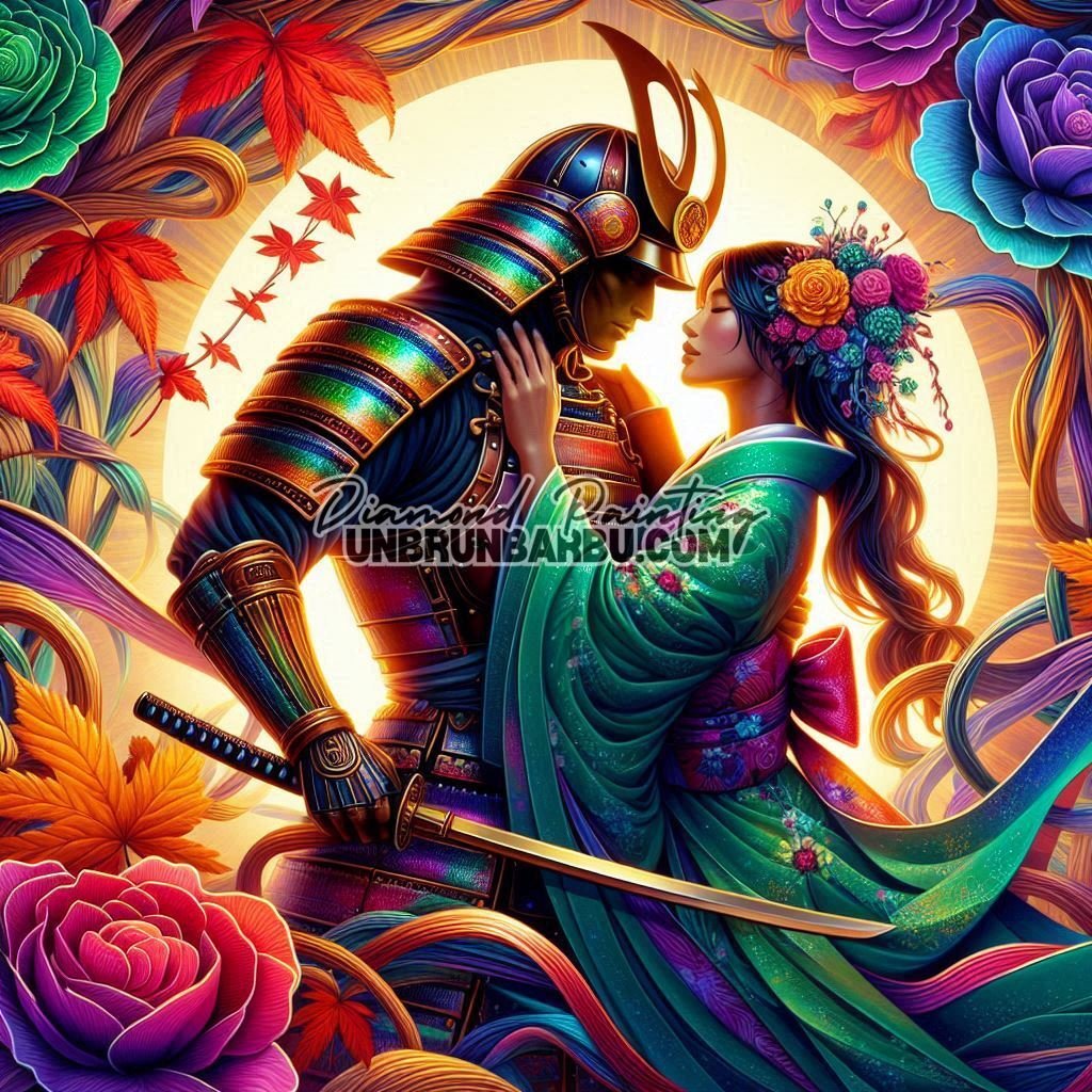 Sous le Soleil du Dernier Baiser (100cm x 100) - UnBrunBarbu