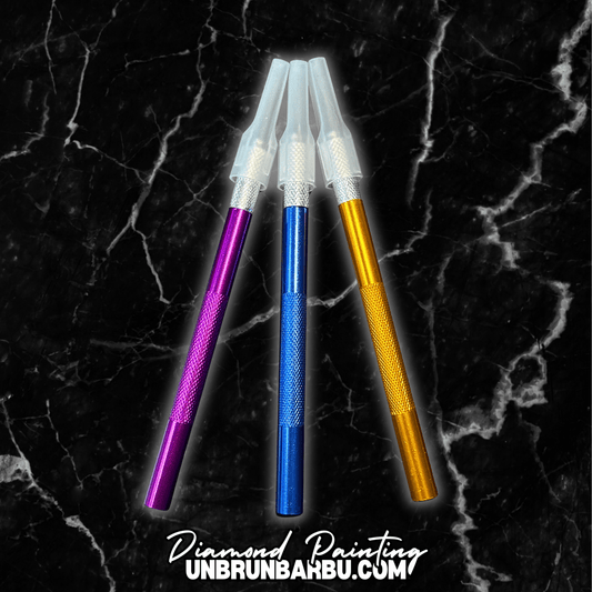 Stylo ‘Lame’ + 5 Lames de Précision pour Diamant Painting – Couleurs Aléatoires. - UnBrunBarbu