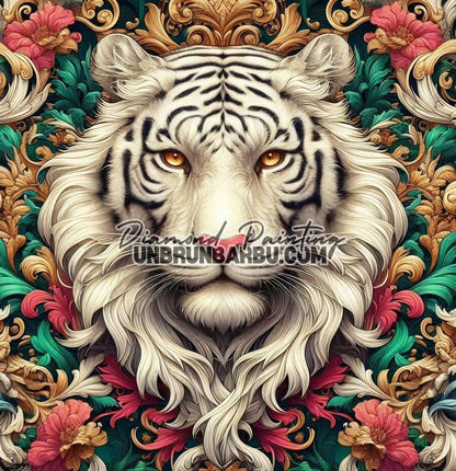 Tigre Impérial (90cm x 95cm) - UnBrunBarbu