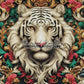 Tigre Impérial (90cm x 95cm) - UnBrunBarbu