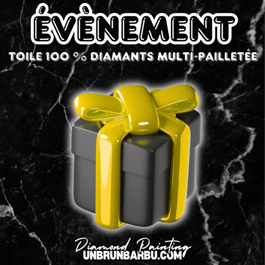 Toile Évènement N°1 - Unbrunbarbu (60cm x 60cm) - UnBrunBarbu