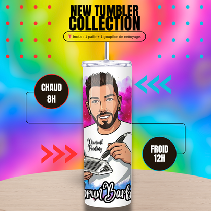 tumbler diamond painting unbrunbarbu gobelet isotherme 20 oz inox