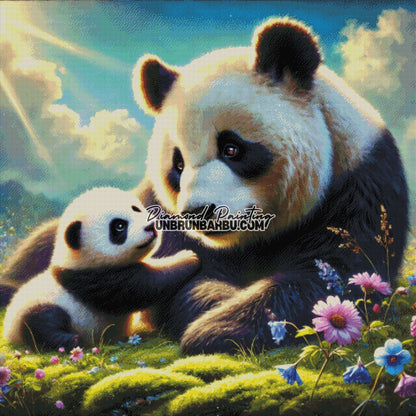 Une Leçon d'Amour (120cm x 120cm) - UnBrunBarbu