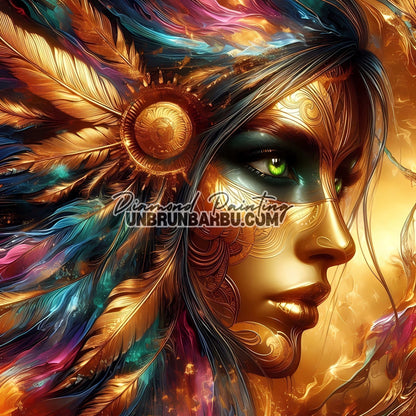 Univers des Rêves (100cm x 100cm) - UnBrunBarbu