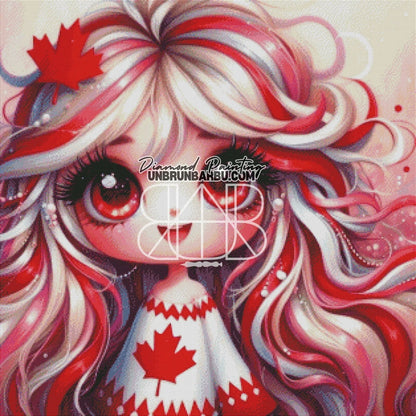 Virevolte Érable. (80cm x 80cm). - UnBrunBarbu