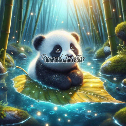 Voyage Flottant de Bao (100cm x 100cm) - UnBrunBarbu