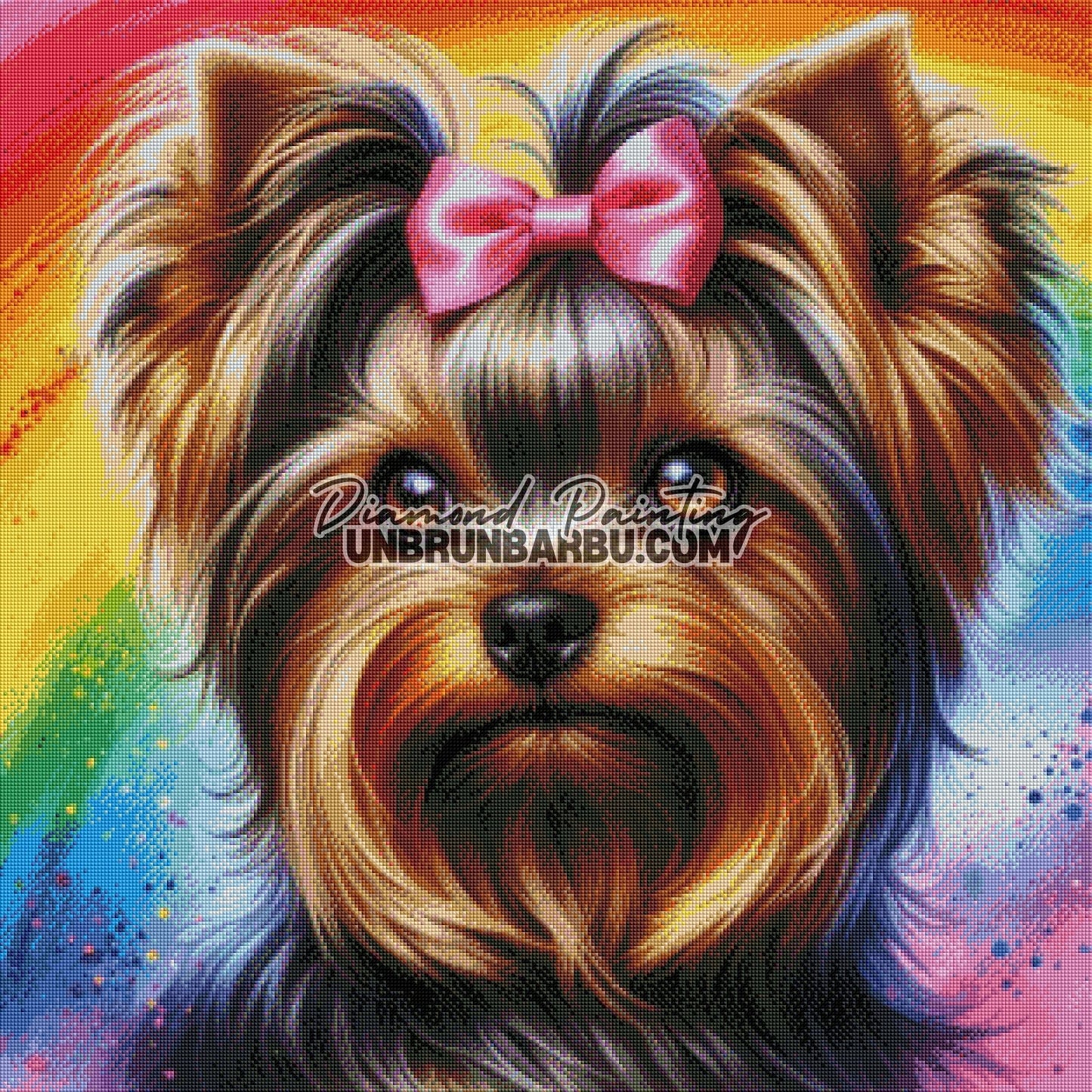 Yorkshire Arc - en - Ciel (80cm x 80cm) - UnBrunBarbu