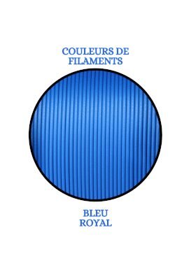 Couleur de Filament : Bleu Royal